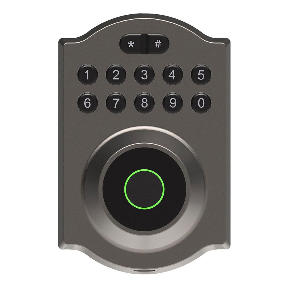 Smart Lock, 3 In 1 Keyless Entry Door Lock With Fingerprint, Code, Key, Smart Code Biometric Door Lock For Home Apartment Office