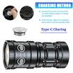 Dive Light for Underwater Photography 39000 Lumens Super Bright Diving Flashlight,100M Waterproof Underwater Video Light with Type-C Charging