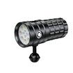 Dive Light for Underwater Photography 25000Lumens Super Bright Diving Flashlight, 100M Waterproof Underwater Video Light with Type-C Charging