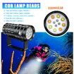 Dive Light for Underwater Photography 25000Lumens Super Bright Diving Flashlight, 100M Waterproof Underwater Video Light with Type-C Charging