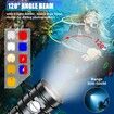 Dive Light for Underwater Photography 25000Lumens Super Bright Diving Flashlight, 100M Waterproof Underwater Video Light with Type-C Charging