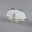 50pcs Disposable Bento Food Containers Baking Dessert Cake Bowl packaging Burger Snack Boxes Microwavable Home