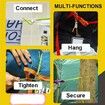 Elastic Bungee with Hooks for Tarpaulins, Nets, Banners Expander Loops, Tarpaulin Tensioners