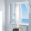 400CM Universal Window Seal for Portable Air Conditioner And Tumble Dryer With Zip and Adhesive Fastener