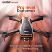 4K Dual Camera Drone Optical Flow, Remote Control Aircraft Obstacle Avoidance Four-Axis Photography Aircraft