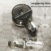Suction Hooks,Vacuum Suction Cup Hooks Push Removable Heavy Duty Hooks for Kitchen, Bathroom and Living Room(4 Pcs-Black)