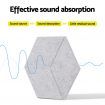 Alpha Acoustic Foam 12pcs 35x30x0.9cm Soundproof Absorption Panel Adhesive Grey