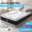 STARRY EUCALYPT Mattress Pocket Spring Queen Size Cool Gel Euro Top 32cm