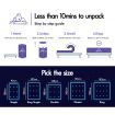 STARRY EUCALYPT Mattress Pocket Spring King Single Cool Gel Euro Top 32cm