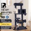 BEASTIE Cat Tree Scratching Post Scratcher Tower Condo House Furniture Wood 143