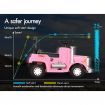 ALFORDSON Kids Ride On Car Electric Toy Truck 25W Motor w/ LED Lights Pink