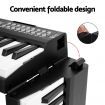 Alpha 61 Keys Foldable Electronic Piano Keyboard Digital Electric w/ Carry Bag