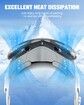 Protective Cover Compatible with Apple Vision Pro Case, Clear TPU Case for Vision Pro VR Headset 2024 Accessories, Shockproof, Slim Fit, Ultimate Defense
