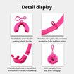 Diving Snorkel Portable Foldable Multi-color Silicone Freediving Snorkel For Swimming Diving Color Red