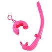 Diving Snorkel Portable Foldable Multi-color Silicone Freediving Snorkel For Swimming Diving Color Red