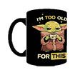 Yoda Magic Color Changing Mug, Creative Ceramic Coffee Mug, Birthday Gift for Boyfriend, Girlfriend, Husband, Wife, Mom and Dad (1 Pack,300-400 ML)