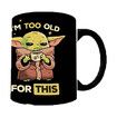 Yoda Magic Color Changing Mug, Creative Ceramic Coffee Mug, Birthday Gift for Boyfriend, Girlfriend, Husband, Wife, Mom and Dad (1 Pack,300-400 ML)