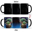 Yoda Magic Color Changing Mug, Creative Ceramic Coffee Mug, Birthday Gift for Boyfriend, Girlfriend, Husband, Wife, Mom and Dad (1 Pack)