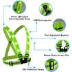 360° Rechargeable LED Reflective Vest and Belt for Running, Cycling, Hiking for Men, Women, Safe and Comfortable, Bright Lights for High Visibility
