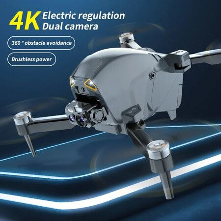 Drones 4k Dual Camera S177 Traverse Aircraft Six Way Gyroscope Brushless Optical Flow Four Sided Obstacle Avoidance Drone