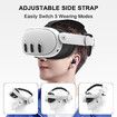 Head Strap for Meta Quest 3, Adjustable Comfortable Head Strap, Support and Lightweight VR Accessories Replacement for Elite Strap