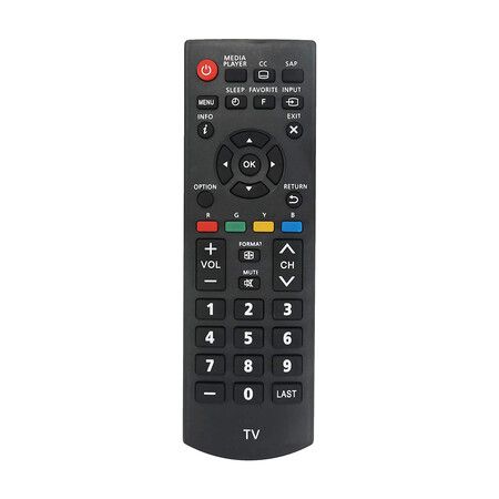 N2QAYB000820 Replace Remote fit for Panasonic Viera TV TC-L39EM60 TC-L50EM60 TC-P42X60 TH-39LRU6 TH-39LRU60 TH-42LRU6 TH-32LRU60 TH-42LRU60 TH-65LRU60 TC-L32B6 TC-L32XM6 TH-32LRU6 TC-50A400U