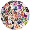 100Pcs Taylor Stickers - Singer Album Designs Water Bottle Stickers, Vinyl Sticker for Laptop Luggage Phone Guitar