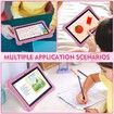 Kid Tablet 10.1 inch 4GB 64GB Android 12 Quad Core Parental Control Google Play Shockproof Rotating Handle Kickstand Pink