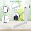 Home Over The Door Alloy Steel Hooks, Folding Hanging Coat Rack