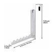 Home Over The Door Alloy Steel Hooks, Folding Hanging Coat Rack