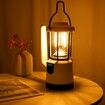 Outdoor LED Camping Lantern Spotlight Flashlight Searchlight Emergency Handheld Flood Light with Folding Hook Rechargeable