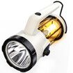 Outdoor LED Camping Lantern Spotlight Flashlight Searchlight Emergency Handheld Flood Light with Folding Hook Rechargeable