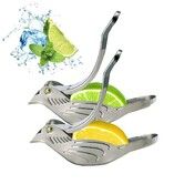 2 Pack Stainless Steel Manual Lemon Juicer and Lime Extruder Portable Lemon Juicer Kitchen