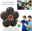 Music Boxing Machine with Boxing Gloves, Wall Mounted Smart Bluetooth Music Boxing Trainer for Kids