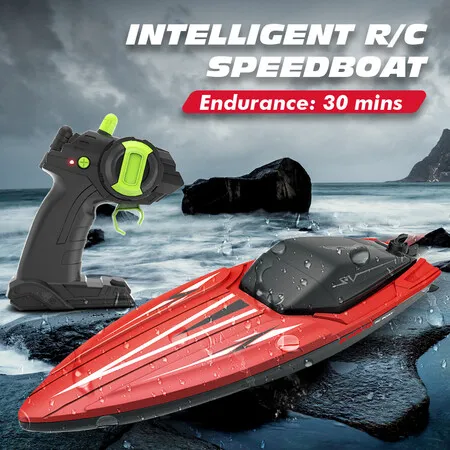 Waterproof Dual Motor High Speed Racing Speedboat Model, Electric Boat ...