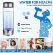 Hydrogen Water Bottle,Rechargeable Portable Hydrogen Water Bottle Generator,420ml Hydrogen Water Machine for Home,Office,Travel