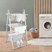 2 In 1 Electric Airer Heated Dryer Laundry Drying Rack Clothes Shoes Heater Towel Rail Stand Foldable 330W