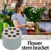 Spiral Ikebana Stem Holder,Spiral Stem Holder for Vases,Spiral Flower Stem Holder,Spiral Ikebana Stem Holder Ring,Spiral DIY Bouquet Twister Flower Arrangement Holder (Grey,S)