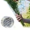 Spiral Ikebana Stem Holder,Spiral Stem Holder for Vases,Spiral Flower Stem Holder,Spiral Ikebana Stem Holder Ring,Spiral DIY Bouquet Twister Flower Arrangement Holder (Clear,L)