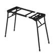 Keyboard Stand Piano Music Collapsible Adjustable Portable Heavy Duty 54 to 88 Key Musical Table Black