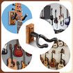 Guitar Wall Mount Hanger Hook Holder Keeper for Guitars Bass Ukulele