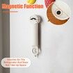 Multifunctional Retractable Bottle Opener,Adjustable Multifunctional Stainless Steel Can Opener (White)