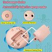 Bath Toy with 4 Water Spray(Random Color)Modes Light Up Octopus Bathtub Toys Auto-Rotating Water Sprinkler Pool Toys Color Pink