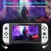 Controller Switch Replacement Compatible RGB LED Wake Up Screenshot Gaming Accessory Joypad Enhancement White