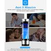 Hydrogen Water Bottle Generator, Portable 3 Minute HydrogentoRich Water Bottle, Up to 800 PPB