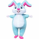 150190cm Inflatable Easter Bunny Costume Blow up Bunny Rabbit  Fancy Dress Costume For Men Women Unisex Bunny Jumpsuit Cosplay Party Costume