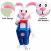150190cm Inflatable Easter Bunny Costume Blow up Bunny Rabbit Fancy Dress Costume For Men Women Unisex Bunny Jumpsuit Cosplay Party Costume