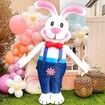 150190cm Inflatable Easter Bunny Costume Blow up Bunny Rabbit Fancy Dress Costume For Men Women Unisex Bunny Jumpsuit Cosplay Party Costume