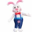 150190cm Inflatable Easter Bunny Costume Blow up Bunny Rabbit Fancy Dress Costume For Men Women Unisex Bunny Jumpsuit Cosplay Party Costume