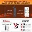 Wireless Meat Thermometer with 493FT Long Wireless Range,Instant Read Digital Food Thermometer,Smart APP Control,Charging Dock,Kitchen Thermometer for Roast,Oven,Grill,BBQ,Smoker